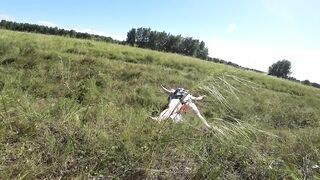 Amatőr vidéki molett házaspár