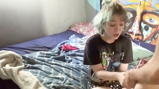 Amatőr 18 éves fiatal bige televerve