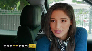 Brazzers - Abella Danger gondosan hátsó bejáratba kúrva
