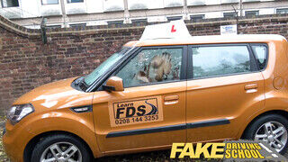 Fake Driving School - Tinédzser maca az oktatóval kúr