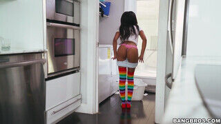 Brittney White a méretes keblű csoki fiatal - Bangbros