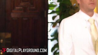 DigitalPlayground - Bridgette B és Aubree Valentine édeshármasban kettyintenek