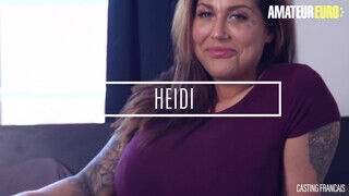 CastingFrancais - Heidi Van Horny a vonzó csöcsös gádzsi