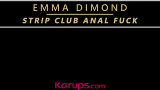 Emma Diamond kinyalva és popóba kurelva