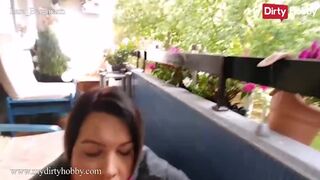 Lara Bergmann forró baletli cidázása bekúrva gigantikus faszal