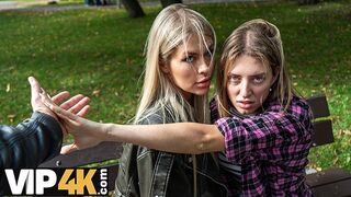 Világos Szőke bombázó Zlata Shine megcsalja barátnőjét óriási faszos főnökkel