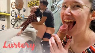 Aranyos amatőrök kettyintenek a garázsban vadul