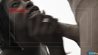 Néger bomba milf csoportos kúrása fehér farkakkal seggben és két behatolással